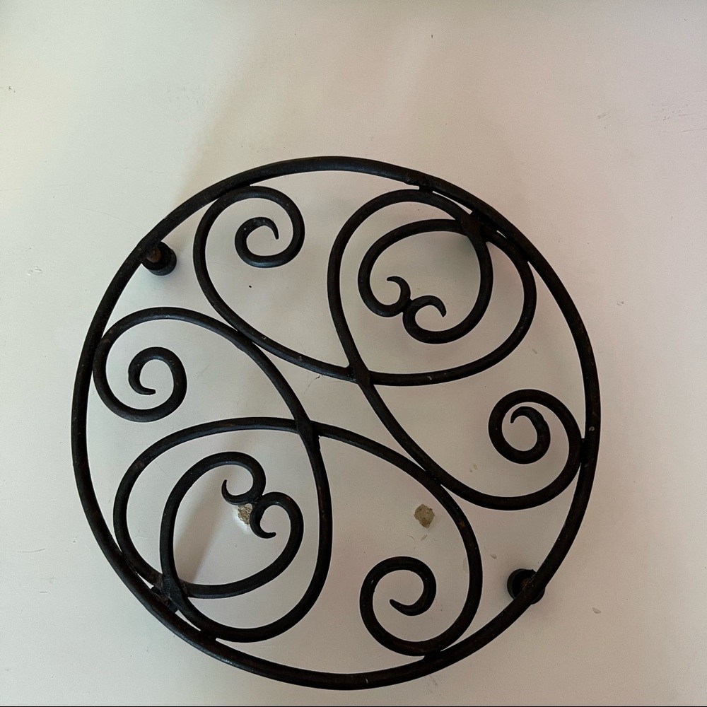 Anthropologie Wrought Iron Trivet 🫖